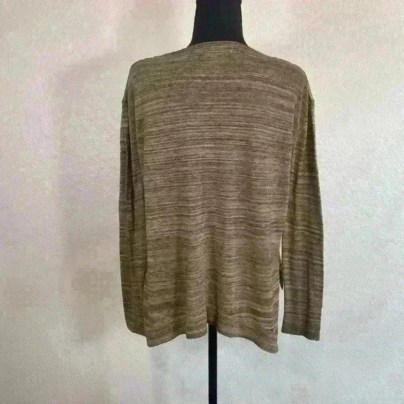 Zara Knit tapered long sleeve brown tan Women size Medium - Picture 4 of 6